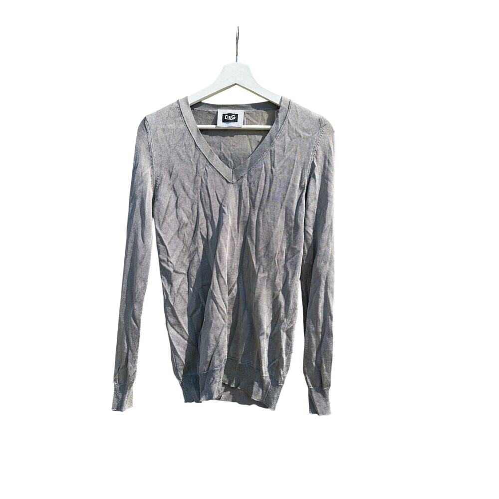 Dolce&Gabbana sweater polyester silver- XL petite